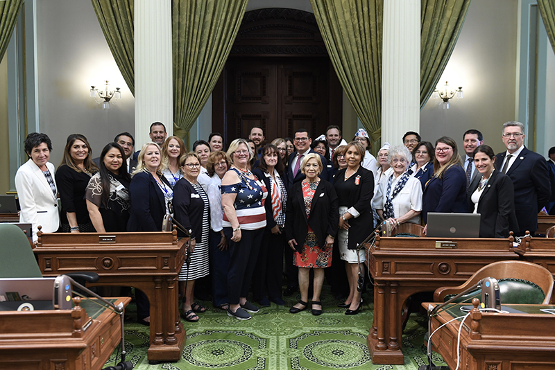 Blue Star Mothers on the Assembly Floor