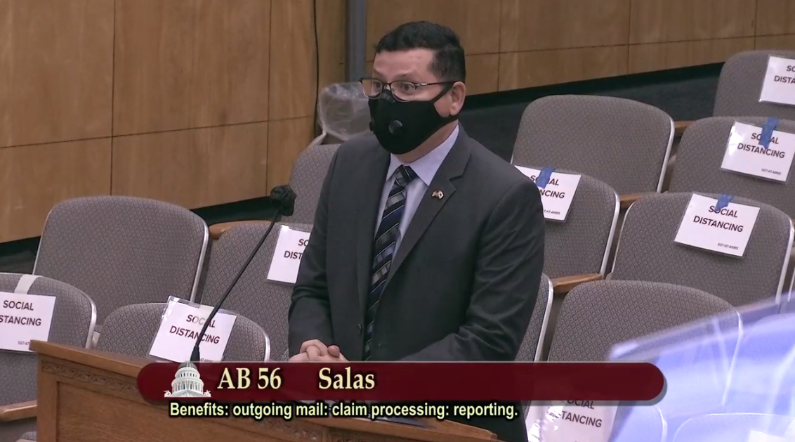 Salas’s Landmark EDD Reform Bill Passes Senate Committee