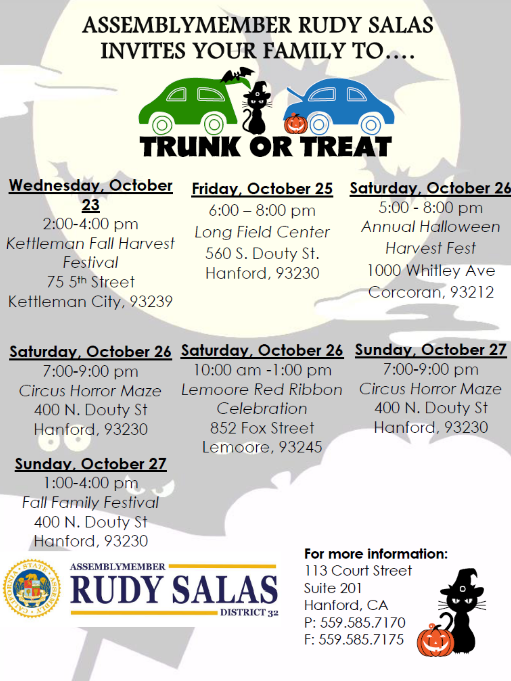 Kings County Trunk or Treat 2019
