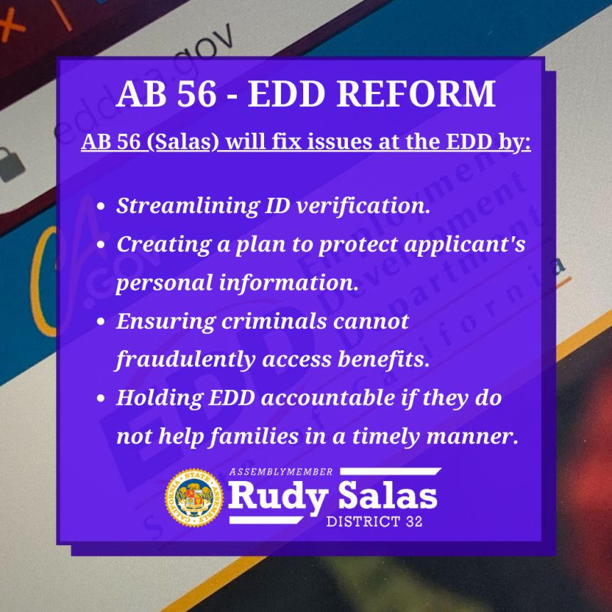 Salas AB56 EDD Reform