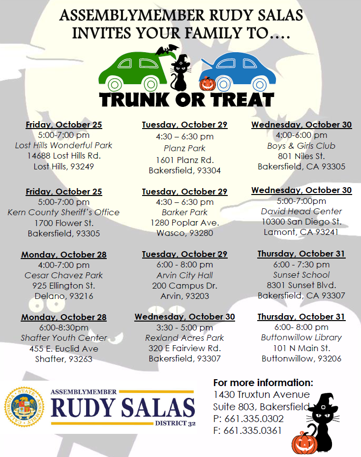 Trunk Or Treat 2019
