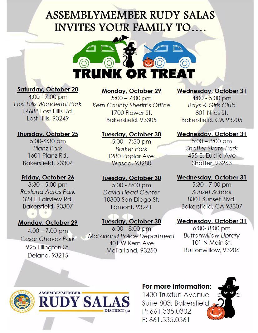 Trunk or Treat Flyer 