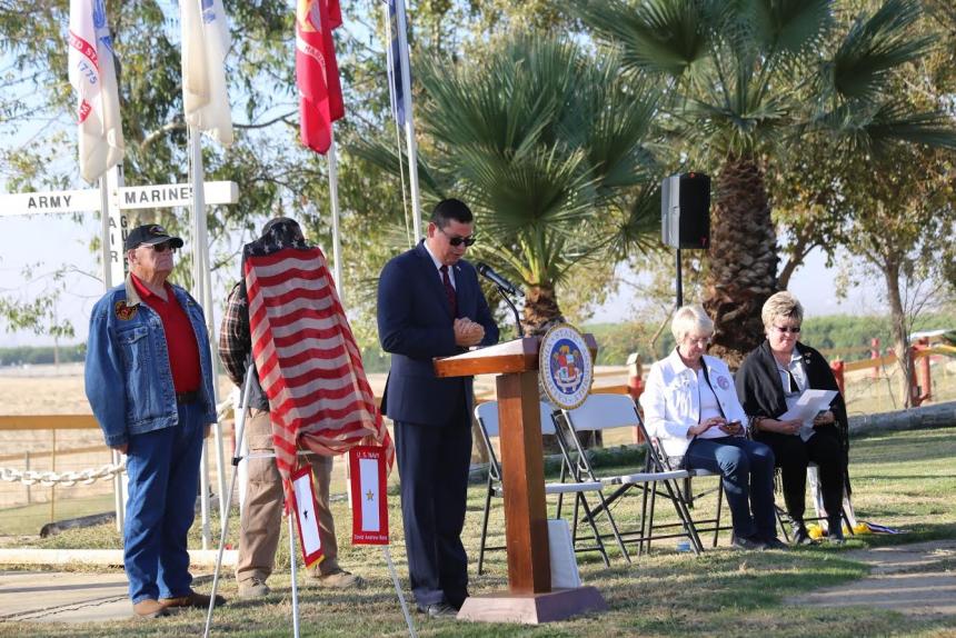 Salas Holds Ceremony Honoring Gold Star Mothers and Families