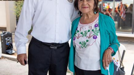 Asm. Salas with Delores Huerta