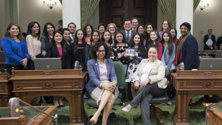 Assemblymembers and Students