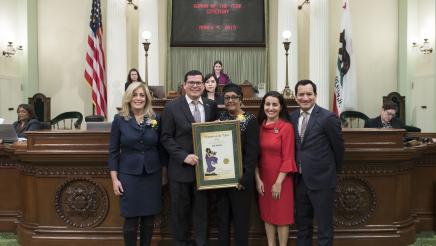 Assemblymember Salas Honors Woman of the Year Pat Nolen