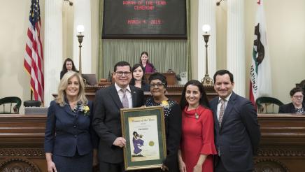 Assemblymember Salas Honors Woman of the Year Pat Nolen